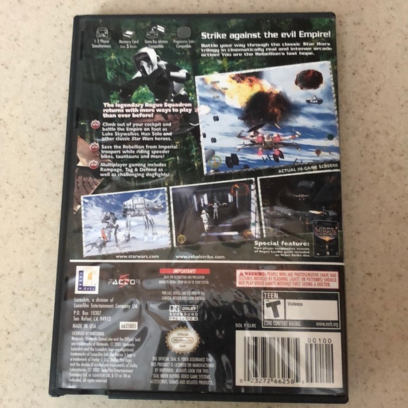 Nintendo Gamecube: Star Wars Rebel Strike - Picture 3 of 3